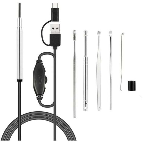 Mini telecamera endoscopica medica da 3,9 mm, impermeabile, USB, per ispezione endoscopica, per telefono Android OTG, PC, orecchio, naso, endoscopio