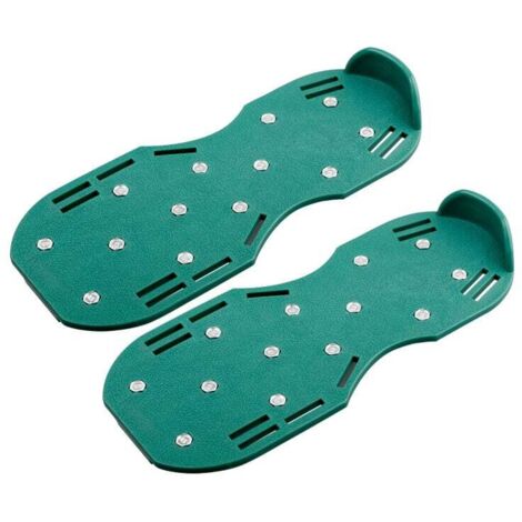 Scarpe per arieggiatore da prato - Pieghevoli - Ergonomia - Taglia universale - Arieggiatore da prato - Arieggiatore da prato - Verde (30 x 13 cm)