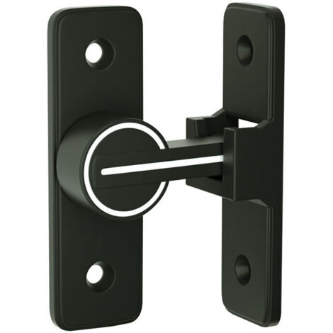 Chiusura per porta scorrevole interna leggera, gancio per porta inclinabile a 90°, chiusura con fibbia antifurto per porta, finestra (90 gradi) (1/4)