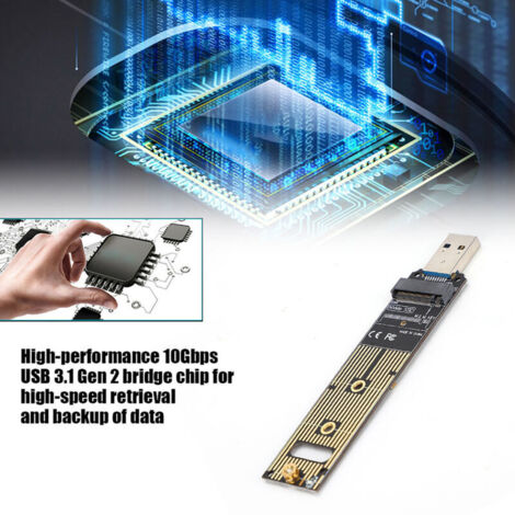 Scheda adattatore SSD M.2 NVME a USB Scheda convertitore per disco rigido Scheda adattatore SSD (1/4)