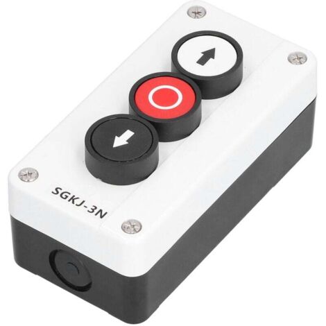 Stazione di commutazione a pulsante AC 400V, SGKJ-3N, controller di commutazione per porta avvolgibile a pulsante, freccia su, porta avvolgibile, portellone posteriore per camion, apparecchiature elet (1/4)