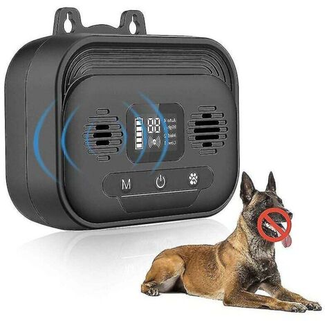 Dispositivo antiabbaio per cani da esterno efficace, silenzioso e antiabbaio, con portata di 15 m.