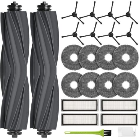 Accessori per Dreame L10s Ultra / L10s Pro / L10 Ultra Ricambi per aspirapolvere Xiaomi X10 Plus 2 spazzole principali 8 panni per la pulizia 4 filtri 8 spazzole laterali (1/4)