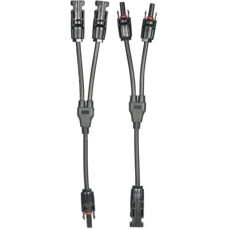 Adattatore connettore cavo pannello solare MC4 Y Branch 1 coppia M/FF e F/MM - 1 coppia M/FF e F/MM