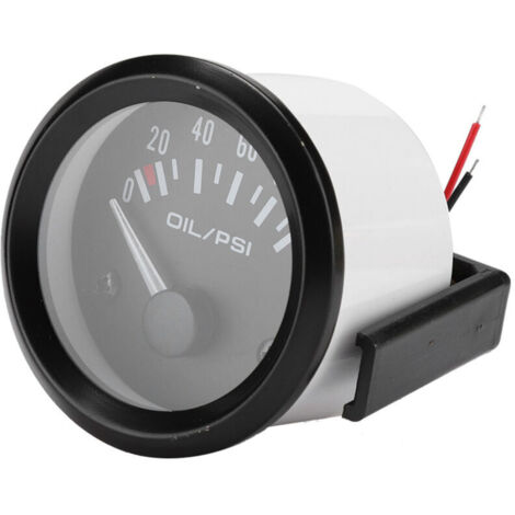 Manometro elettromagnetico universale per auto da 52 mm/2 pollici 12 V modificato automaticamente (1/4)