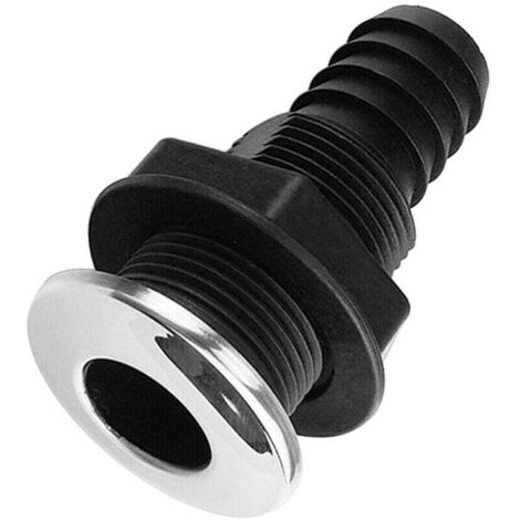 Tubo di scarico per barche, connettore per paratia in plastica, connettore per paratia in plastica, connettore per tubo di sentina in nylon per barche, yacht, vela, accessori per camper (1/4)
