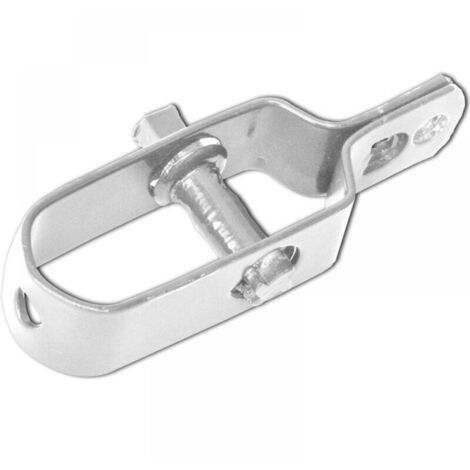 pezzo tenditore per recinzione zincato da 10 cm, acciaio completamente zincato, piccolo tenditore per fissaggio filo