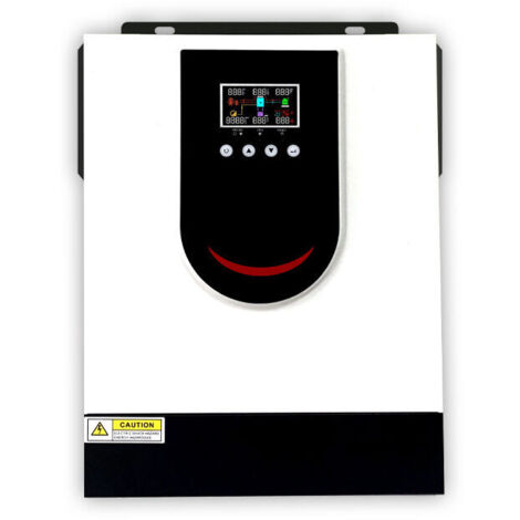 Inverter, inverter solare ibrido da 1000 W e 1500 W, inverter solare ibrido da 1000 W con regolatore di carica MPPT da 40 A max, versatile