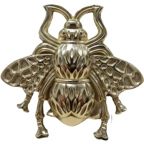 Pomelli per mobili vintage in zinco dorato, pomelli decorativi in metallo a forma di ape per porte e cassetti, pomelli per cassettiere antiche, maniglie per mobili per la casa (1/4)