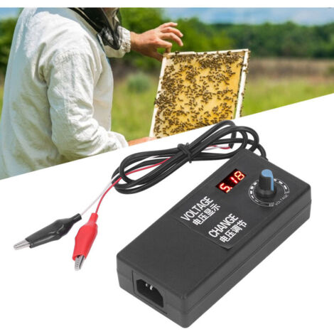 Riscaldatore elettrico per alveare 12 V e 5 A, plastica e acciaio inox, attrezzatura per apicoltura, spina EU 100-240 V (1/4)