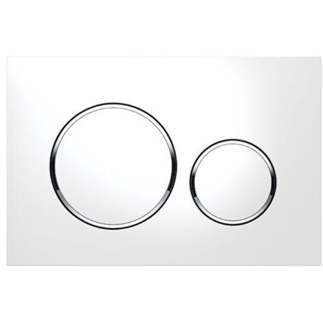 Adatto per Geberit Omega20 - Placca di comando OMEGA20, bianca