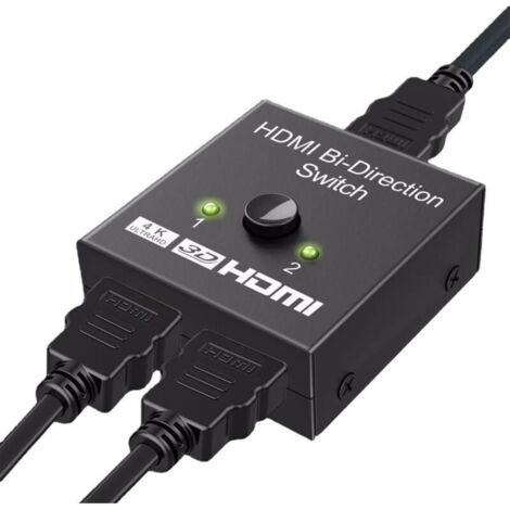 Switch HDMI 2 in 1 out Video HD Switch HDMI bidirezionale intelligente 1 in 2 out Supporta (1/4)