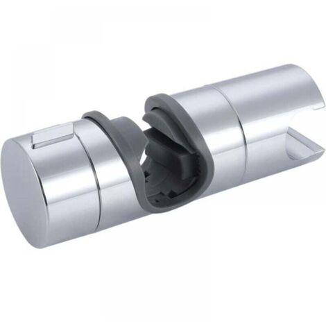 Supporto per soffione doccia mobile, supporto per soffione doccia sostituibile, supporto per soffione doccia regolabile diametro 18-25 mm, cromato, grigio,