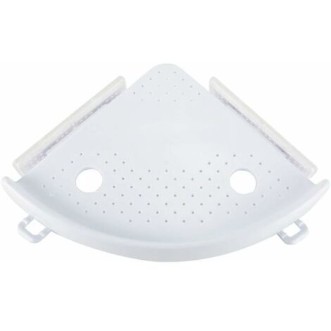 Mensola angolare per bagno, portaoggetti per doccia con ventosa, organizer per bagno, organizer per cucina, portaoggetti per doccia con shampoo, montaggio a parete