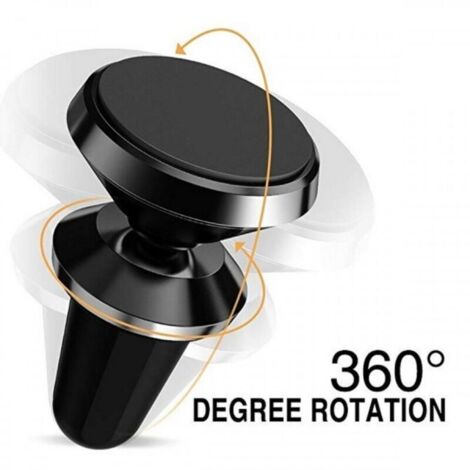 Griglia magnetica universale per barbecue, barra girevole a 360°, nera (1/4)