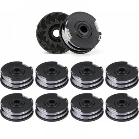 Confezione da 10 bobine di filo di ricambio per decespugliatori LIDL Parkside PRTA 20-Li A1, B2, C3, PRT 550 A1, A3, PRT 300 A1 (1/4)