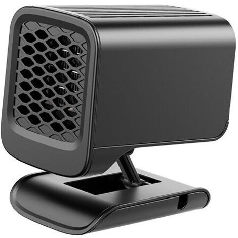 Riscaldatore portatile per auto da 12 V e 150 W con supporto girevole a 360°, sbrinatore e macchina per la nebbia. (1/4)