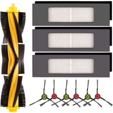 Set di spazzole con filtro di ricambio compatibili con gli aspirapolvere robot Ecovacs DEEBOT OZMO 920 950 T8 AIVI Max T9 T5 N5 N7 N8+ N8 Pro Plus (1/4)