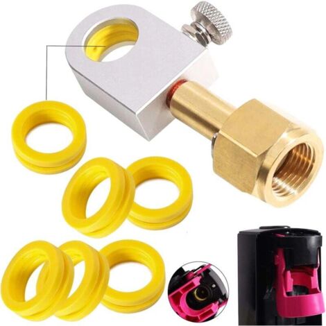 Confezione da 6 guarnizioni di ricambio compatibili con Duo Quick Connect QC, Art, Terra e adattatore. (1/4)