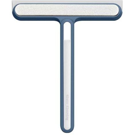 (Blu) Detergente per doccia 2 in 1, detergente per vetri, detergente per doccia, detergente per vetri per la casa, detergente per vetri, spazzola per vetri, detergente per vetri, attrezzo per il bagno (1/4)