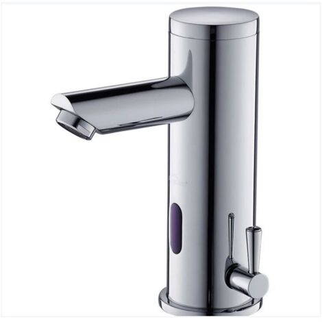 Rubinetti per bagno a infrarossi con elettronica a infrarossi, miscelatore per lavabo automatico senza contatto, rubinetto per bagno, rubinetto per lavandino, miscelatore per bagno