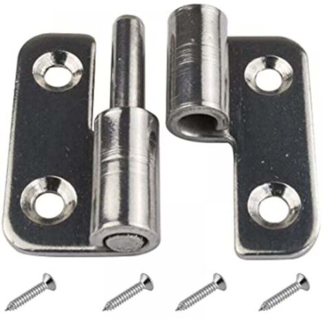 Confezione di mini cerniere in metallo antico, cerniere in ferro, design classico per armadi, porte, cassettiere, scatole, stile vintage, stile retrò, 36 x 23 mm, colore bronzo (1/3)