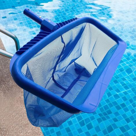 Retino per skimmer da piscina, strumento di pulizia per skimmer ad alta resistenza, rete per rastrellamento profondo con telaio rinforzato per piscine e stagni