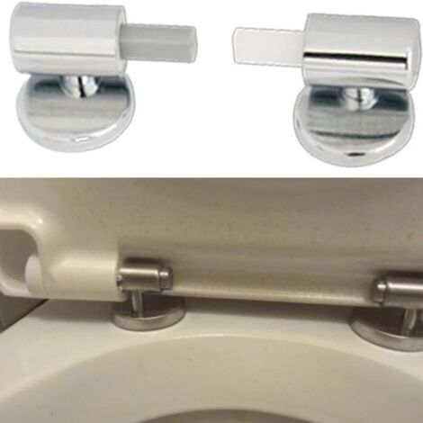 Sedile WC Con Abbassamento Automatico E Motivo - Coperchio In Duroplast Con Quick Release - Nero Con Bagliori - 2