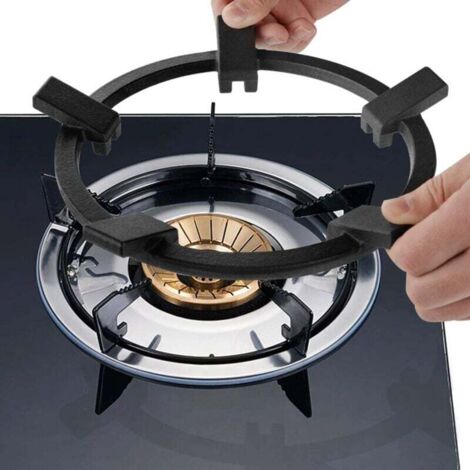 CUCINA A GAS anello wok in ghisa per cucina/campeggio EUR 41,05
