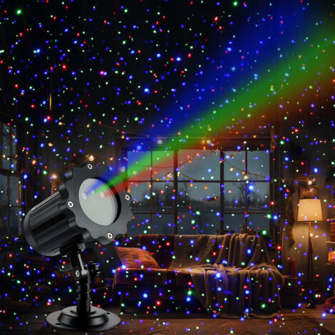 Luci per proiettori natalizi Lampada per proiezione a LED per vacanze all'aperto Decorazioni natalizie impermeabili Luci da palcoscenico per feste con luce laser a fiocco di neve  39