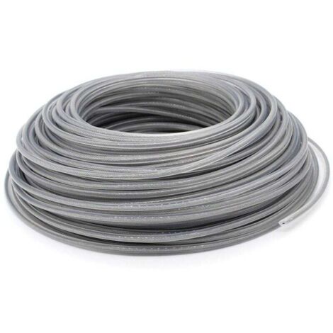 Filo di taglio universale per tosaerba, filo di acciaio da 3 mm, filo di acciaio ad alta resistenza per decespugliatore con testina di taglio. (1/4)