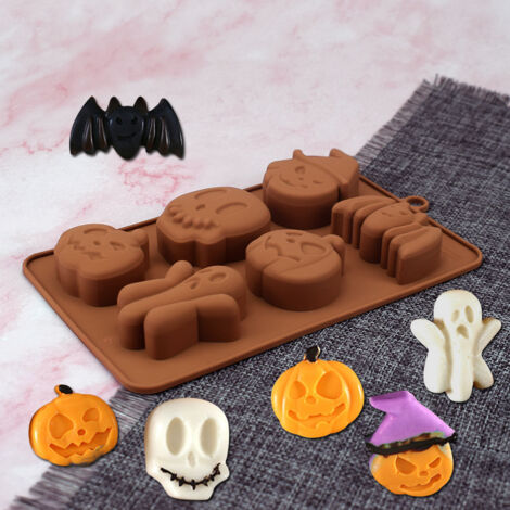 Set 6 Stampi Silicone Happy Birthday - Per Torte E Cioccolato