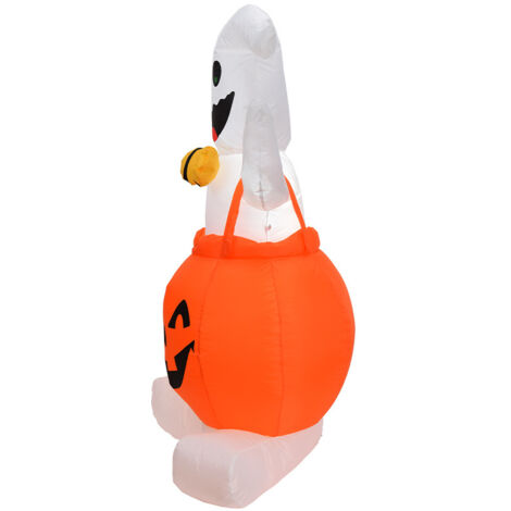 YANYUESHOP Decorazioni per Pile gonfiabili di Halloween Decorazione per Esterni, Pile di Zucca con luci a LED, bomboniere gonfiabili 3pumpkins per Prato Vacanze, Cortile, Giardino