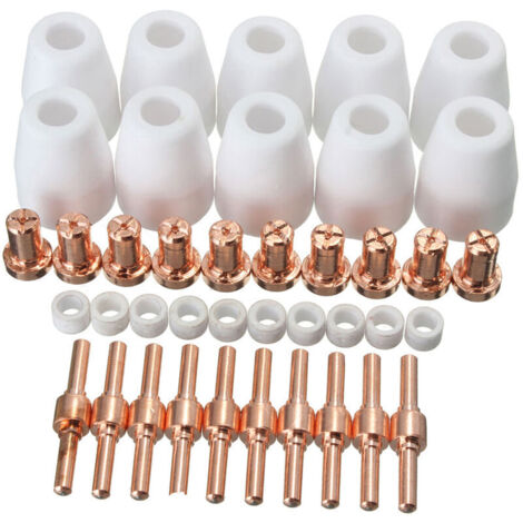 40 pezzi di estensori consumabili per taglierina al plasma ad aria per torcia PT-31 LG-40 CUT-40 50