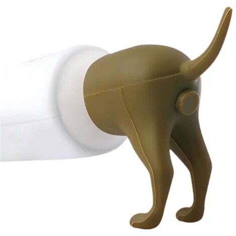 Tappo per dentifricio per cani che fa la cacca, tappi per dentifricio per cani che fa la cacca, dispenser per dentifricio per cuccioli che fa la cacca per bambini (1/4)