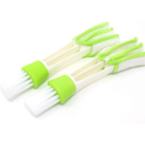 Set di 2 spazzole per auto, spazzola antipolvere, spolverino, spolverino in microfibra, detergente per interni auto, spazzola per bocchette dell'aria, Fei Yu (1/4)