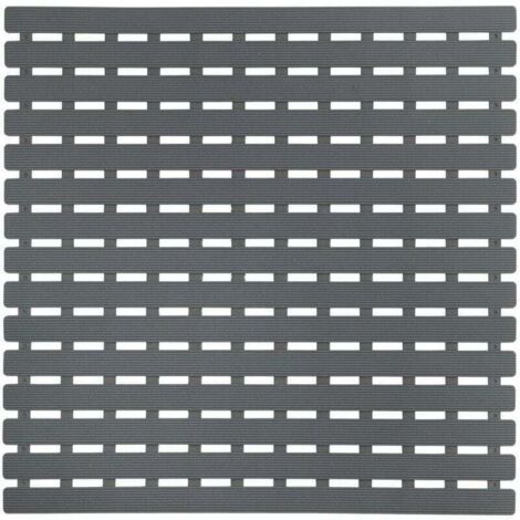 Tappetino antiscivolo in plastica intrecciata con ventose per piatto doccia - 54 x 54 cm