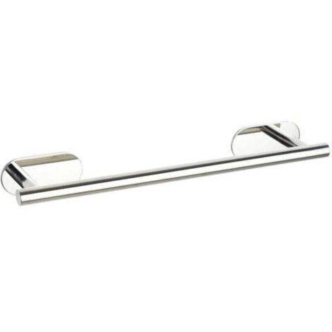 Portasciugamani da parete Orea, installazione senza fori "Turbo Loc Plus", acciaio inox, 40x4,5x7 cm, lucido (1/4)