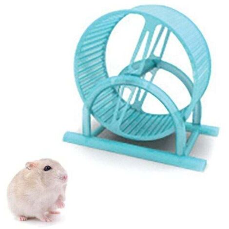 Ruota per criceti per animali domestici - Ruote per correre in tutta comodità - Tapis roulant silenzioso per criceti - Ruota per esercizi silenziosa - Grande e facile da fissare alla gabbia metallica 