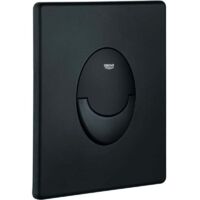 Utilizzabile con piastra di copertura GROHE Start (risparmio idrico, funzionamento a 2 volumi e avvio e arresto, superficie resistente)/38505FK0 nero YMYNY