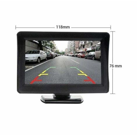 Kit de sistema de cámara de visión trasera inalámbrica para coche, camión, furgoneta, camioneta o RV con monitor de 4,3 pulgadas y sistema de cámara de marcha atrás.