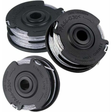 Juego de 3 bobinas para desbrozadora Bosch Art 24 27 30 30-36 Li 18 M 1,65 mm (1/4)