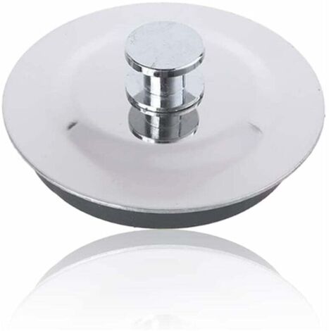 Tapón de desagüe de 42 a 45 mm, tapón de bañera, tapón de lavabo, cocina, baño (1/4)