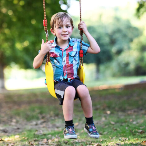 Asiento Flexible Para Columpio De EVA | Carga Máxima 150 Kg | Medidas 66x14 Cm | Ideal Para Jardín Y Parque | Columpio Para Niños Y Adultos