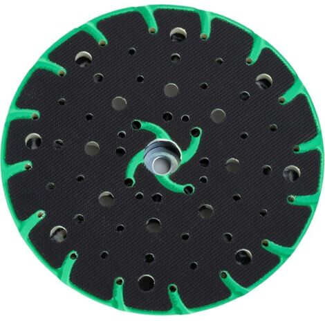 Plato lijador de 150 mm con extracción de polvo - rosca de conexión M8 - repuesto para plato lijador Festool, compatible con lijadora excéntrica de 150 mm, Bosch, Makita, etc.