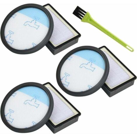 Pack de 3 filtros para Rowenta Compact Power Cyclonic RO3731EA RO3718EA RO3753EA, accesorios de filtro HEPA de repuesto para aspiradora Rowenta / Moulinex / Tefal Compact Power Cyclonic, ZR005901 (1/4)