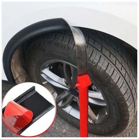 Kit de extensión de guardabarros universales para coche, protector contra salpicaduras, tira de parachoques, accesorios (1/4)