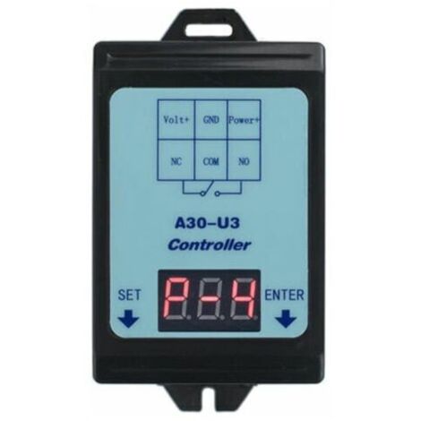 Relé de monitoreo de voltaje de CC 6-80 V, relé de retardo de tiempo, módulo controlador de descarga de carga, relé de protección contra subtensión y sobretensión con 4 modos de trabajo M (1/4)