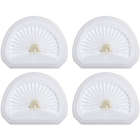 Pack de filtros para aspiradora de mano, compatibles con filtros de repuesto Black and Decker VLPF10 y aspiradora de mano Dustbuster HLVA315J HLVA320J00 N575266, sustituye pieza N600601 (1/4)