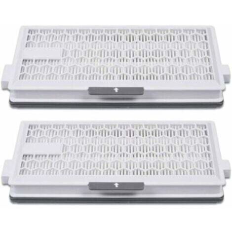 Pack de 2 filtros HEPA Airclean Plus 50 para Miele Complete C3 Powerline, S8340 – Air Clean SF-HA 50 para Complete C2 C3 Compact C1 C2 – Accesorios de repuesto para aspiradoras (1/4)
